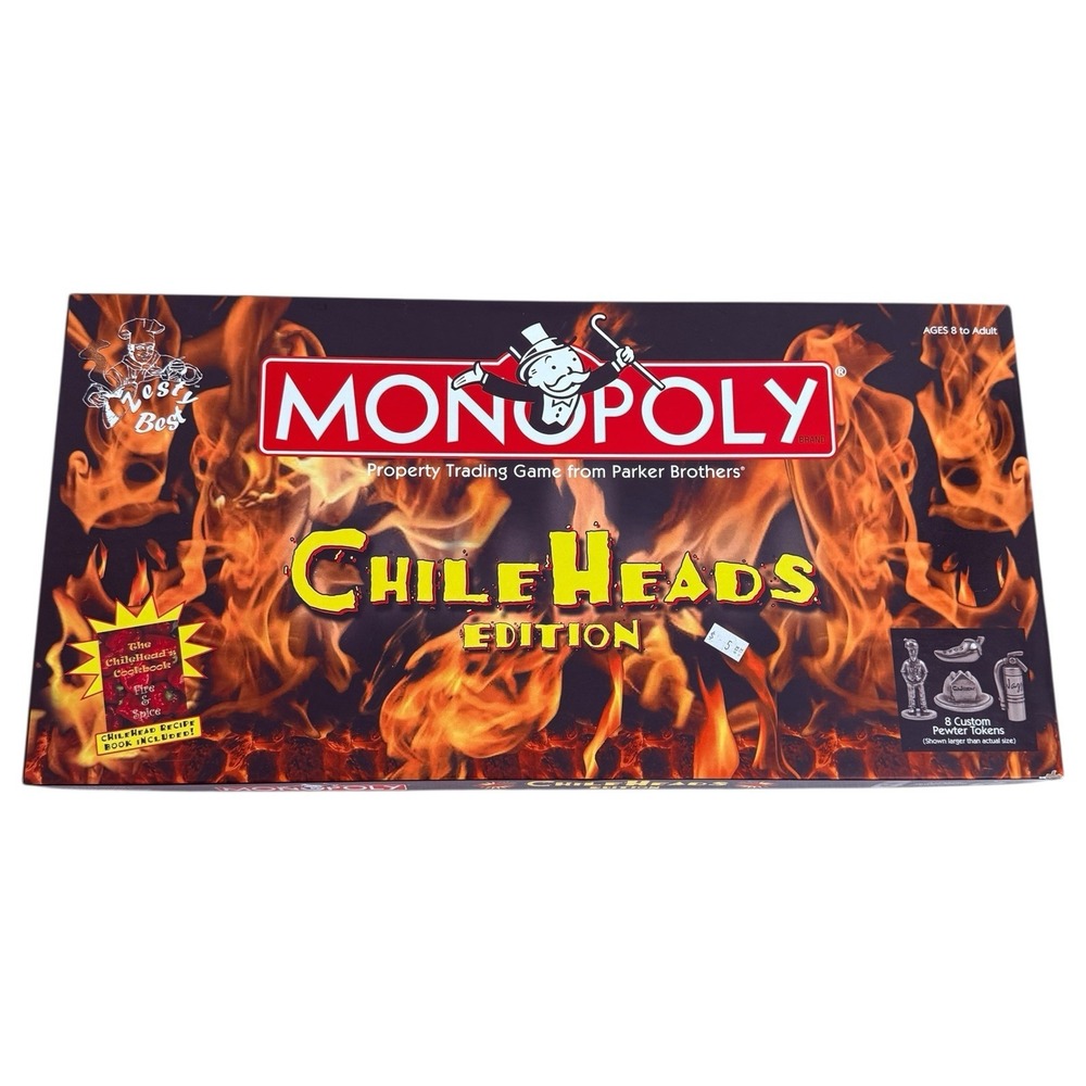 Vintage Monopoly‎ Chile Heads Edition Board Game Hasbro USAopoly New Sealed
